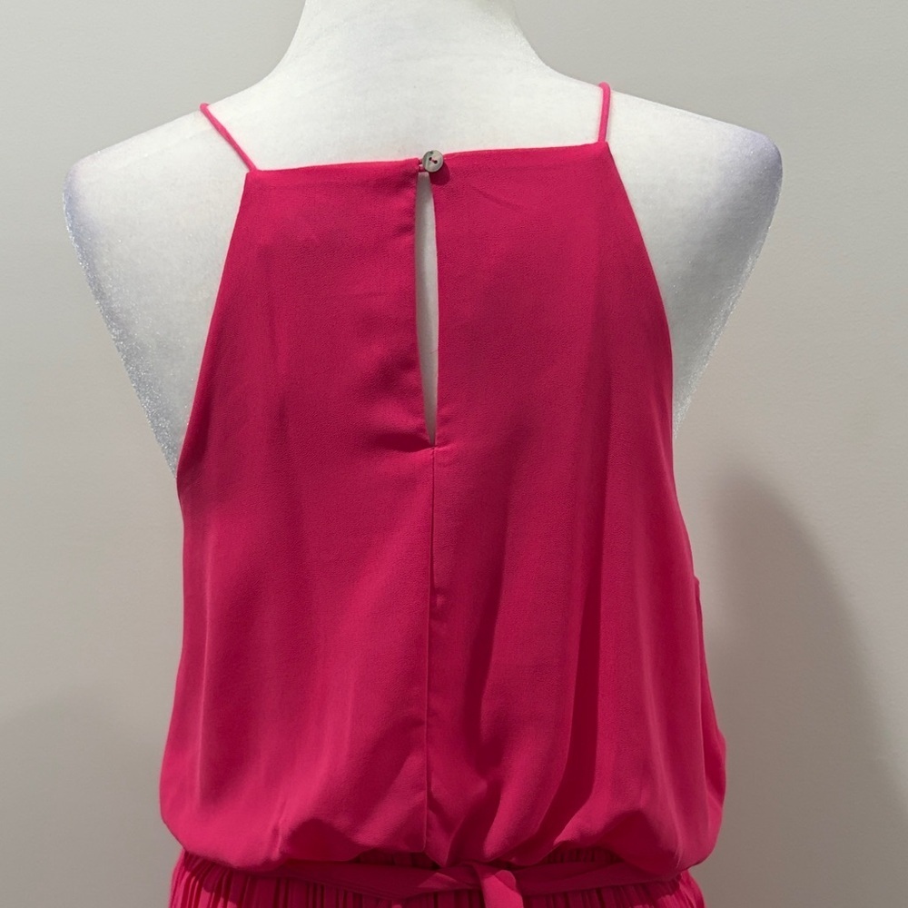 She and Sky Fuchsia Tiered Midi Dress - Picture 4 of 4